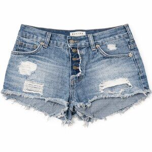 BULLHEAD Distressed Slouchy Short Jean Shorts Sz 0